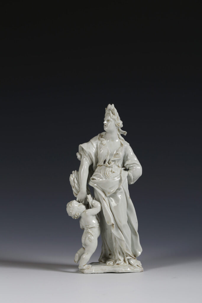 A DOCCIA FIGURE OF CERES AS SUMMER